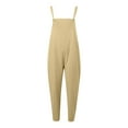 thumbnail image 3 of Women Loose Jumpsuit Overalls Casual Playsuit Polyester Daily Party, 3 of 4