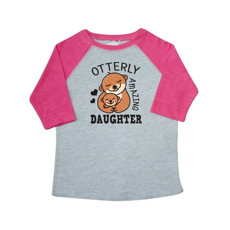 

Inktastic Mothers Day Otterly Amazing Daughter Gift Toddler Toddler Girl T-Shirt