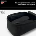 thumbnail image 3 of AOOOWER Breathable Sports Shoe Storage Case Water Zippered Canvas Footwear Organiser with Reinforced Handles, 3 of 7