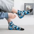thumbnail image 4 of Salouo Sea Turtle Life Pattern Unisex Middle Tube Socks,Middle-Finger Knee High Socks Over The Calf Tube Stocking Crew Stockings for Women and Men Tube Socks, 4 of 8