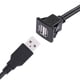 thumbnail image 5 of Accesorios para computadoras Cable de Montaje Dual USB2.0 A a Coche 1m USB Panel Flush FLhrweasw El nuevo, 5 of 6