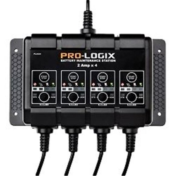 Solar 12V 2A 4 Bank Battery Charger
