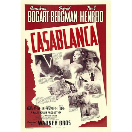 Casablanca POSTER (11x17) (1942) (Style V)