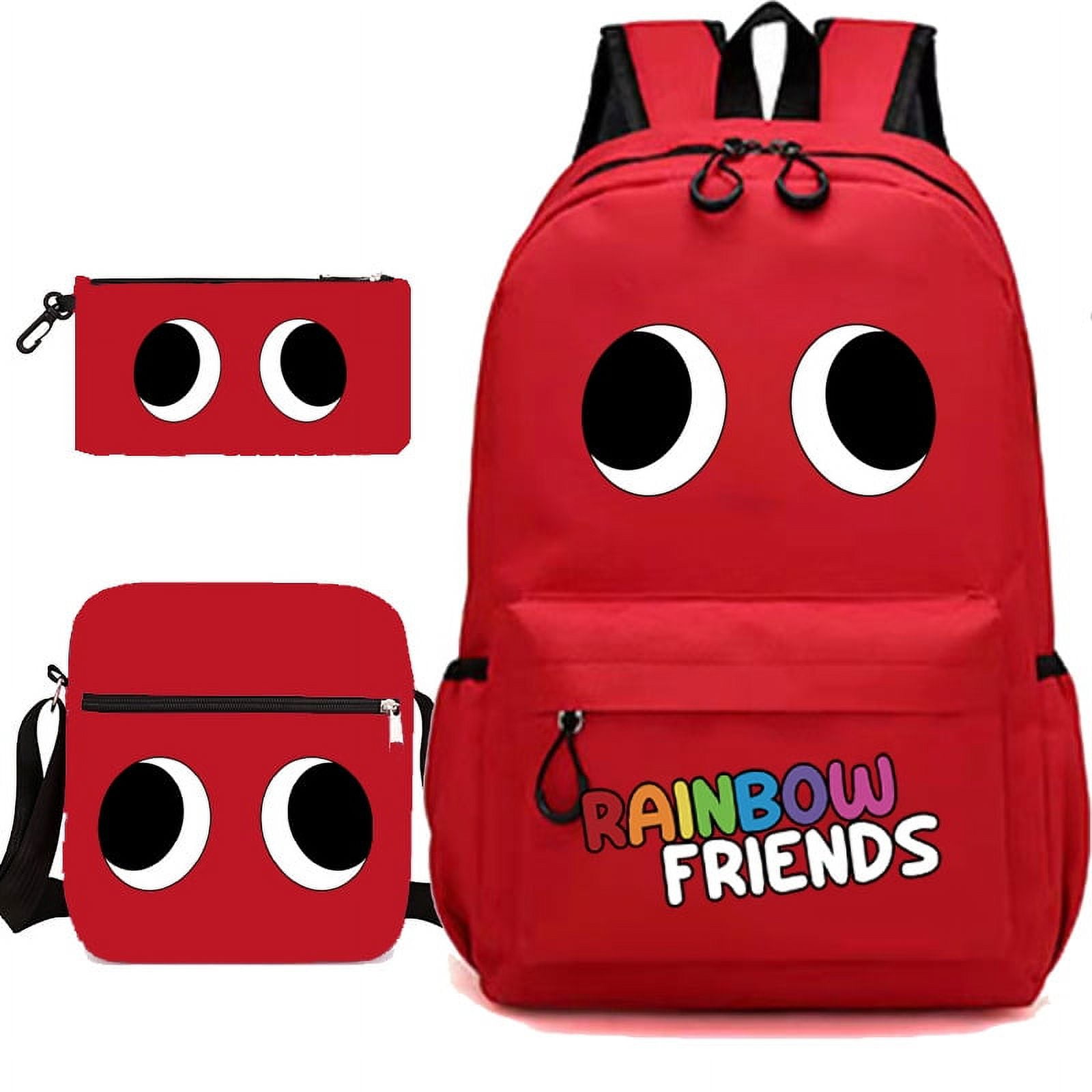 Rainbow Friends Rainbow Friends game original backpack student school bag pencil case three piece set new