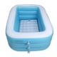 thumbnail image 2 of Piscina inflable familiar de 2 piezas, piscina de salón inflable de tamaño completo, patio trasero, jardín, asiento de agua para el hogar para bebés, Macarena Bañera inflable para piscina, 2 of 8