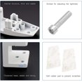 thumbnail image 3 of 4 Pack Desk Divider Clips, Aluminum Alloy Sneeze Guard Clips, Classroom Privacy Panel Clips (5-20mm), 3 of 5
