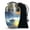 Blue Urn -1, variant on JAGASY Fishing Large Urn for Ashes Adult Male & Female - Dark Green Urn for Ashes for Women - Sunset Water Boat Decorative Urns for Burial - Cremation Urns for Son & Daughter - (10 Inch)