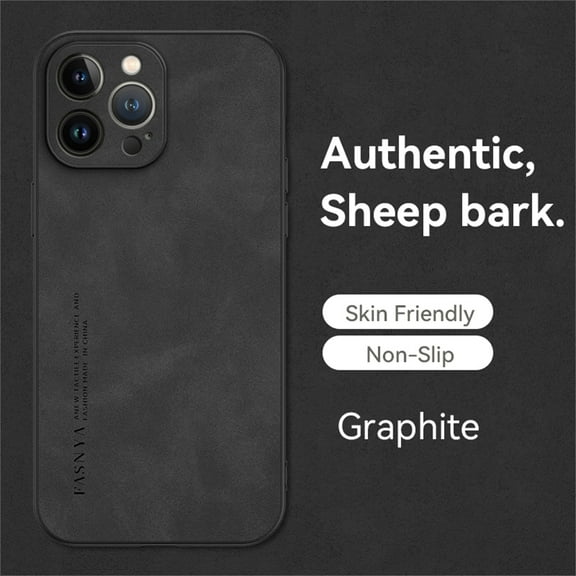 for iPhone 13 Pro Max Case, Classic Soft TPU and PU Leather Slim Cover Case, Anti-Vibration Anti-Slip Ultralight Luxury Phone Case Cover for iPhone 13 Pro Max 6.7 Inch for Men & Women, Black