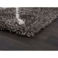 thumbnail image 3 of LBaiet 5' x 7' Gray and White Geometric Diamond Rectangular Shag Area Throw Rug, 3 of 4