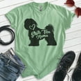 thumbnail image 2 of Shih Tzu Mama, Unisex Women's Shirt, Shih Tzu Owner, Funny Dog Mama Gift, Heather Apple Green, XX-Large, 2 of 6