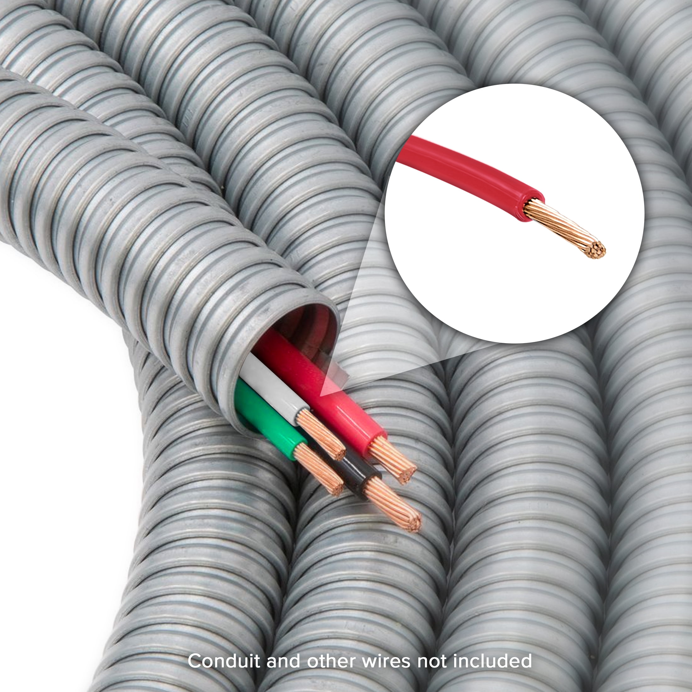 Maxxima 100 Ft. 14 AWG Red THHN Stranded Copper Electrical Wire, 600V