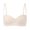 A31-Beige, variant on Womens Wireless Jelly Bra Supportive Seamless Bras Full Coverage Push Up Comfortable No Underwire Tshirt Bras(White,75B)