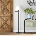 thumbnail image 6 of Maklaine Modern Metal Swing Arm Floor Lamp with Empire Shade in Black/Bronze, 6 of 12