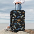 thumbnail image 3 of Lsque Space Rockets Printed Luggage Cover, Travel Luggage Protector,Scratch and Dirt Resistant, Fits 18-32 Inch Luggage - Medium, 3 of 9