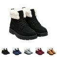 thumbnail image 6 of Noothes Warm Winter Boots for Women, Fleece Lined High Top Ankle Booties Non Slip Platform Snow Boots for Ladies Cold Weather Comfortable Outdoor, 6 of 8