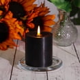 thumbnail image 2 of Richland Pillar Candles 3" x 3" Black Set of 48, 2 of 3