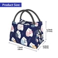 thumbnail image 2 of Honeii Mom And Baby Owls Print Cooler Bag Insulated, Large Leakproof Soft Sided Portable Cooler Bag,Lunch Box Lunch Bag, 2 of 6