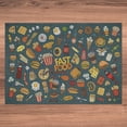 thumbnail image 5 of Ambesonne Food Jigsaw Puzzle Durable Cardboard, Fast Food Tiny Doodles Tasty, 1000 pcs, Multicolor, 5 of 5