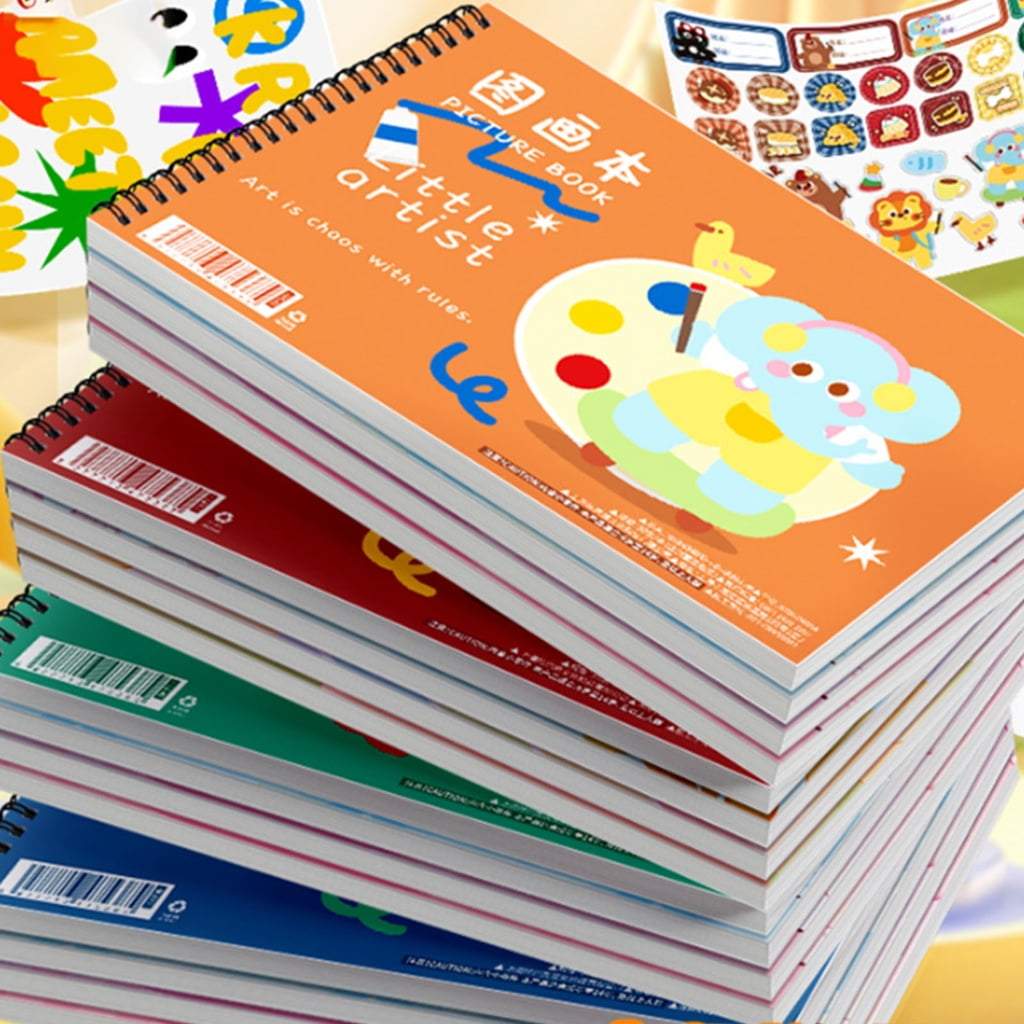 4pcs Blank Art Journals Sketchbook Drawing Pad For Outdoor Sketching Classroom Use 50 Sheets Each Book