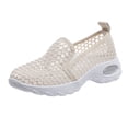 thumbnail image 5 of Rokment Women's Mesh Orthopedic Air Cushioned Walking Shoes Comfortable Breathable Arch Support Slip on Nursing Tennis Non-Slip Work Sneakers Sandals, 5 of 7