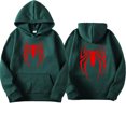 thumbnail image 1 of 2024 nueva sudadera con capucha para hombre, moda urbana, sudadera con estampado de araña, sudadera de lana para mujer, sudadera con capucha de Spiderman para hombre, 1 of 1