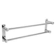 HONEIER Bathroom Towel Bar, 20 Inch Towel Racks for Bathroom Wall Mounted, Modern Heavy Duty Stainless Steel Bath Towel Holder, 2/3 Layer