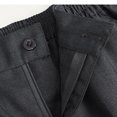 thumbnail image 2 of Boys School Pants Gray, Pleated Uniform Dress Pants for Kids with Elastic Waistband, Classic Fit Straight Leg Sizes 4-18,Size 3-4 T, 2 of 9