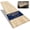 4ftx25"x1", variant on Butcher Block Counter Top, Solid Wood Unfinished Table Top for DIY Washer Dryer, Island, Kitchen, Durable and Sturdy Hevea Countertop, 1" Thickness, 25" W x 60" L
