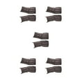thumbnail image 1 of ZLight 1 Pair Fingerless Mittens Fashionable Simple Knitting Craft Clothes Accessory for Decoration Keeping-warm Wear Dark grey 5Set, 1 of 6