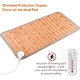thumbnail image 3 of Coussin Chauffant Electrique, 60 x 30 cm Couverture Chauffant Cervicales avec, 6 Niveaux de Température, Minuterie Arrêt Automatique, pour le Dos, la Taille, 3 of 5