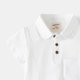 thumbnail image 3 of Gibobby blusas aesthetic Niños Infante Niño Niño Bebé Niños Camisa Sólida Manga Corta Bolsillo Camiseta Blusa Tops Trajes(Blanco, 4-5 Años), 3 of 5