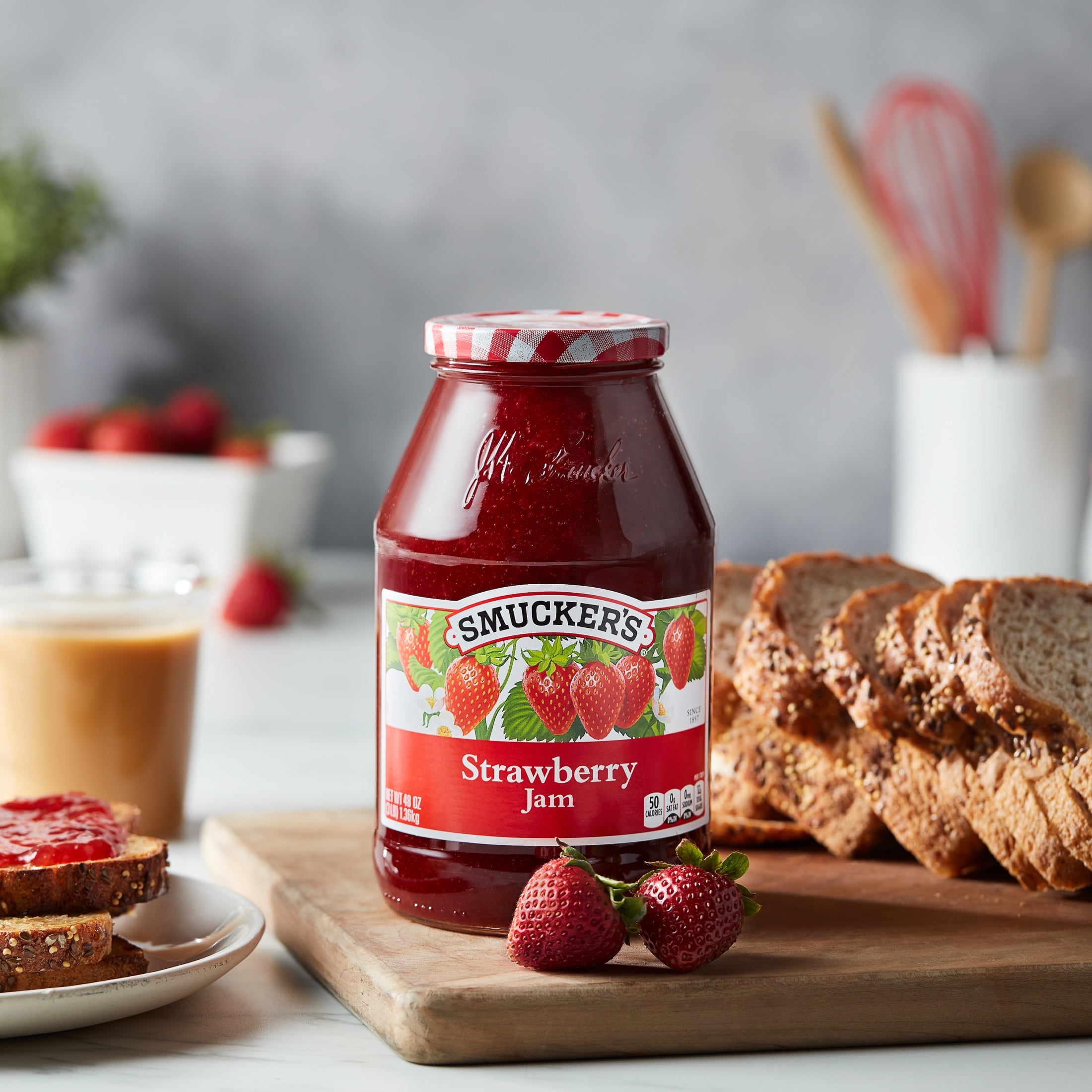 Smucker's - Brandclub - Smucker's Strawberry Jam, 48 ozs