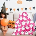 thumbnail image 4 of CXALSSY Cute Halloween Blanket Decorations for Bedroom, 59*78in Indoor Halloween Throw Blanket Home/Room/Office Decor Clearance, Spirit Halloween Gifts Advent Calendar 2024., 4 of 5