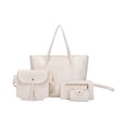 thumbnail image 2 of HaoXianJian 4pcs Womens Bags Handbags Wallet Tote Bag Shoulder Bag Tops Handles Satchel Purse Set, 2 of 6