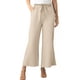 thumbnail image 2 of Pincandy Women's Solid Color Casual Loose Wide Leg Pants - Elastic Waist with Drawstring & Pockets, Casual Style for Daily Wear, 2 of 7