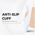 thumbnail image 5 of JIANFANG Cotton Socks with SEAMLESS TOE & SOFT AND LIGHTWEIGHT - ANTI-SLIP CUFF for Men and Women Moisture-Wicking - 4 Pack, 5 of 8