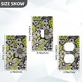 thumbnail image 7 of Yayeee Blank Wall Plate Cover 1-Gang 4.5"x2.7" Home Unused Decorative Outlet, Beige Flower Pattern, 7 of 7