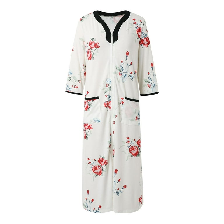 Celivon Silk Robes For Women Spring Summer Long Pajamas Smooth