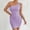 Purple, variant on jtjvou Womens One Shoulder Bodycon Dresses Sleeveless Party Prom Short Dress Elegant Solid Mini Dress Light Blue S