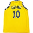 thumbnail image 2 of Golden State Warriors Tim Hardaway Autographed Yellow Jersey Beckett BAS Witness 232600, 2 of 5