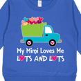 thumbnail image 3 of Inktastic Mimi Loves Me Grandson Truck Toddler Sweatshirt, 3 of 4