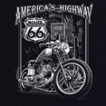thumbnail image 3 of Tee Hunt America's Highway T-Shirt Route 66 MC Motorcycle Chopper Bobber Mens Shirt, Hot Pink, X-Large, 3 of 5