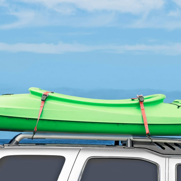 Ratchet straps on roof rack sales