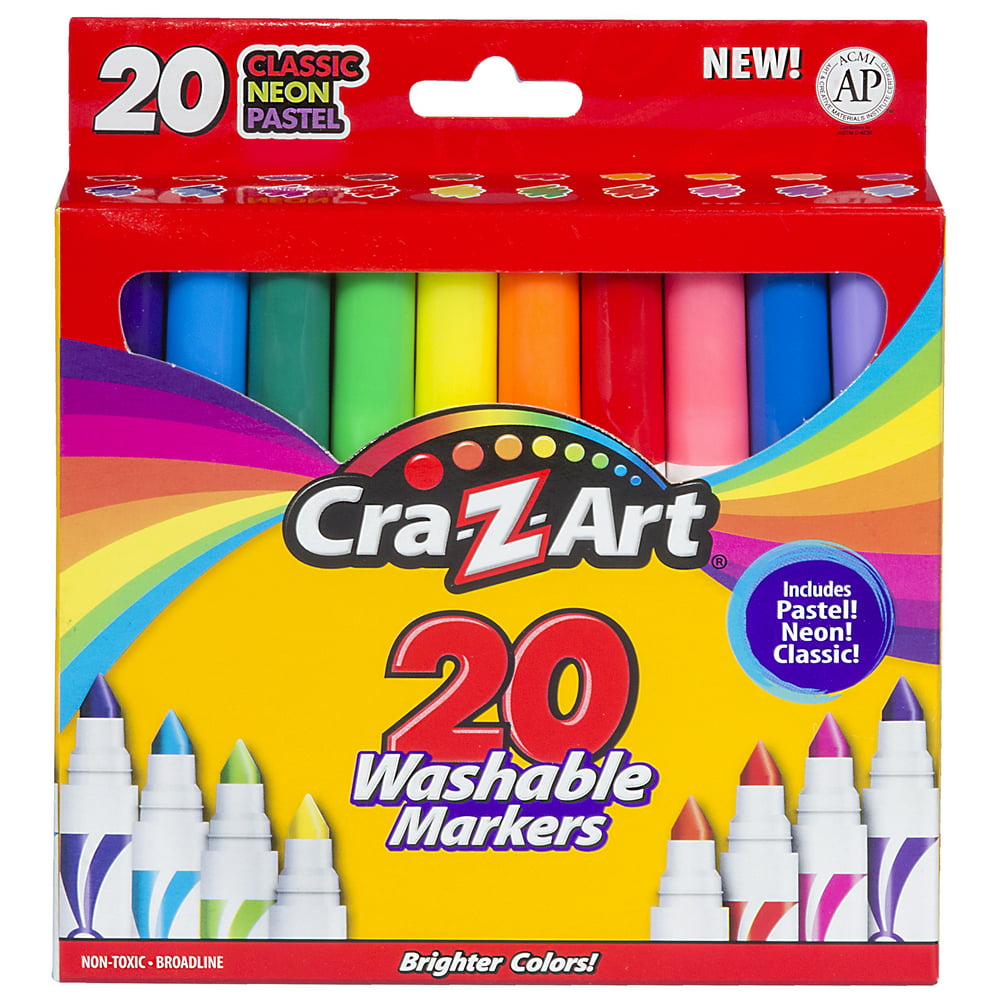 Cra-Z-Art Super Washable Broadline Markers