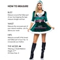 thumbnail image 4 of Disfraz Leg Avenue Señora Claus Vestido con Capucha y Cinturón XL Verde, 4 of 4