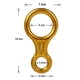 thumbnail image 2 of Figura 8 Word Climbing Descender Downhill Ring Dispositivo de alpinismo Accesorios, 2 of 8