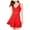 Red - darkred, variant on Speechless Womens Lace-Inset Waist Skater Dress, Red, Juniors, 1