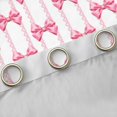 thumbnail image 4 of Manfei Girly Pink Bow Black Out Curtains for Kids Girls, Cartoon Bowknot Theme Curtains Pack of 2 (42x63 Each), 4 of 6