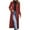 Red1, variant on JGGSPWM Women's Shawl Collar Double Breasted Below Knee Slim Wool Trench Long Coat Black S