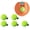 6-Orange, variant on Tennis Trainer with String Portable Training Tool Single Tennis Pracitce Equipment for Beginners Sport Exercise